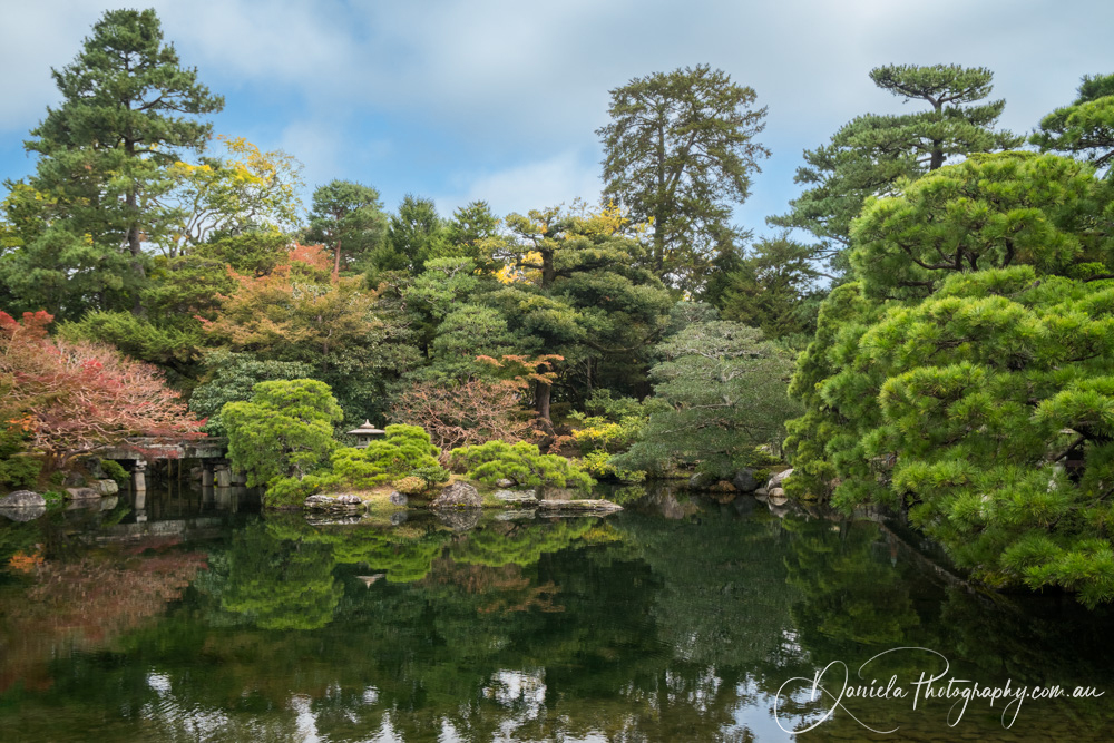 Imperial Palace Kyoto Gonaitei Japanese garden 